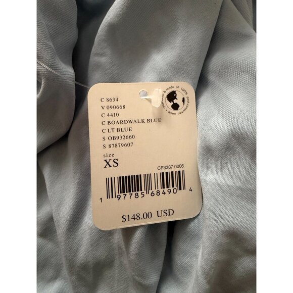 FREE PEOPLE Movement Boardwalk Blue Seven Star Wide Leg Jumpsuit Size XS NEW NWT - Picture 2 of 5